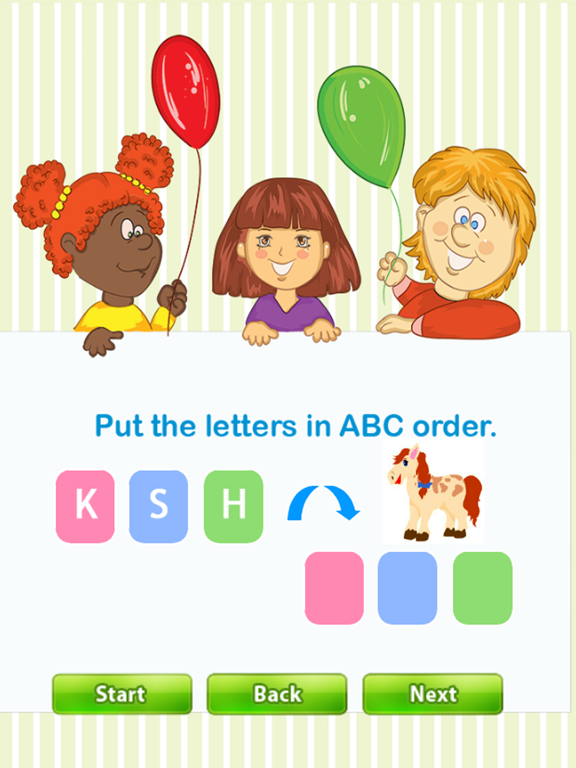 Alphabet Phonics Sounds Activities iPad screenshot
