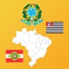 Brazil State Maps, Flags, Info