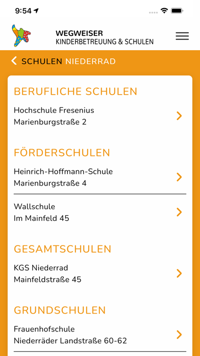 Kita & Schule Screenshot