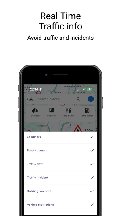 Navigation GPS Truck & Caravan Screenshot