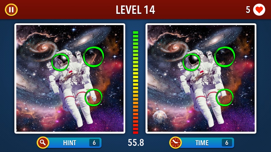 #3. Find the Differences! ~ Free Photo Puzzle Games (iOS) 由: Alexandru Halmagean
