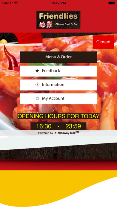 Screenshot #1 pour Friendlies Chinese Takeaway