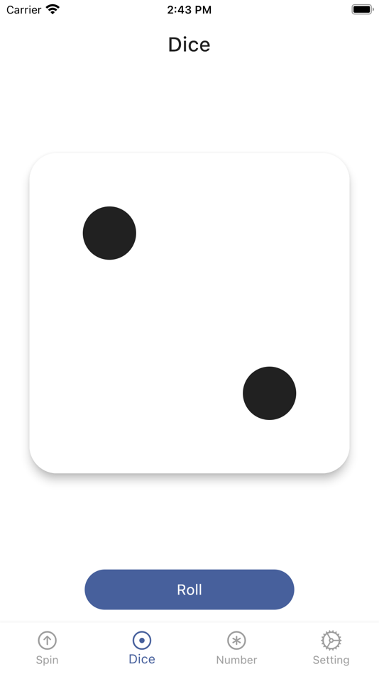 #2. Random Dice - Spin The Wheel (iOS) โดย: Hai Bui