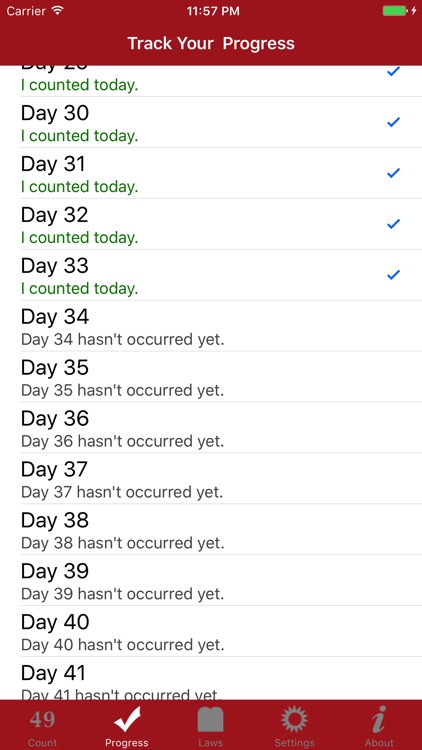 Ultimate Omer 2 - The Sefira app you can count on.