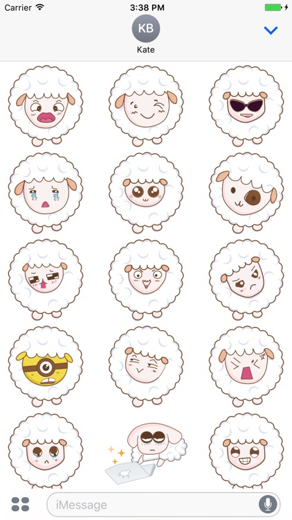 Cloudy Sheep Stickers