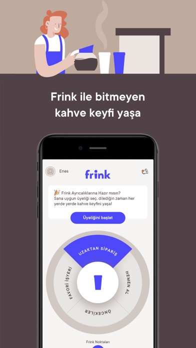 Frink - Kahve Üyeliği Screenshot