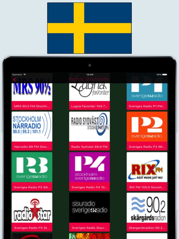 Screenshot #4 pour Radio Sverige FM / Radios Svenska - Sveriges Live