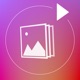 Square Slideshow - Convert Photo to Video Music app icon - Photo & Video app for iPhone