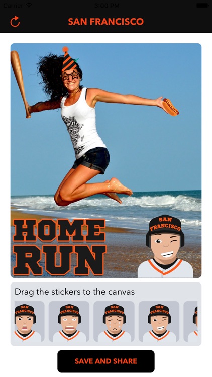 San Francisco Baseball Stickers & Emojis
