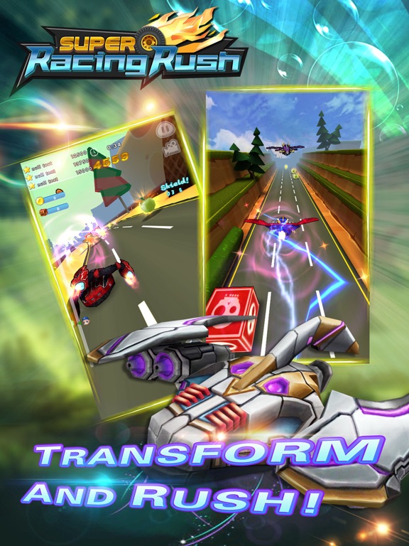 Super Racing Rush iPad screenshot