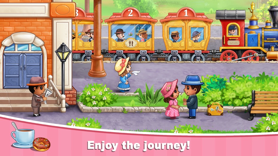 #5. Train games trains building 2 (iOS) By: GoKids!
