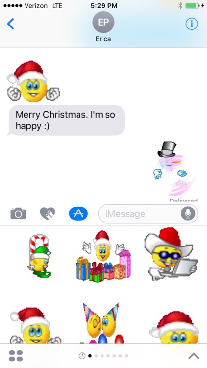 Animated Christmas Smileys screenshot-4