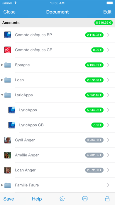 Screenshot #1 pour iCompta 3