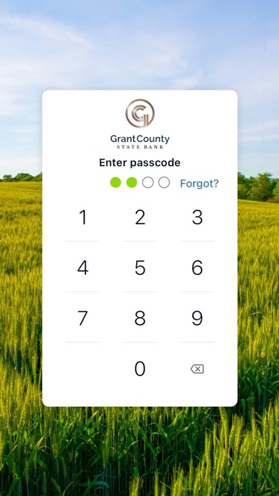Grant County State Bank Screenshot