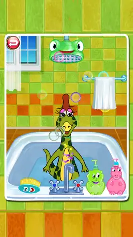 Game screenshot Dino Bath & Dress Up- Potty training game for kids hack
