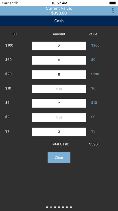 Screenshot #1 pour Money Counter Pro 2