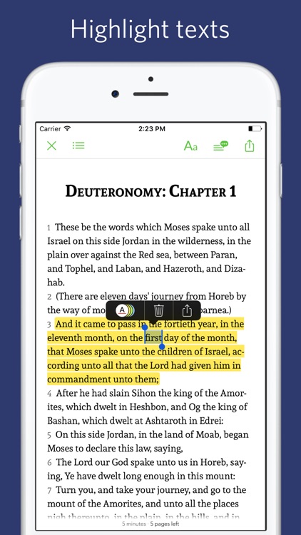 King James Bible - sync transcript screenshot-4