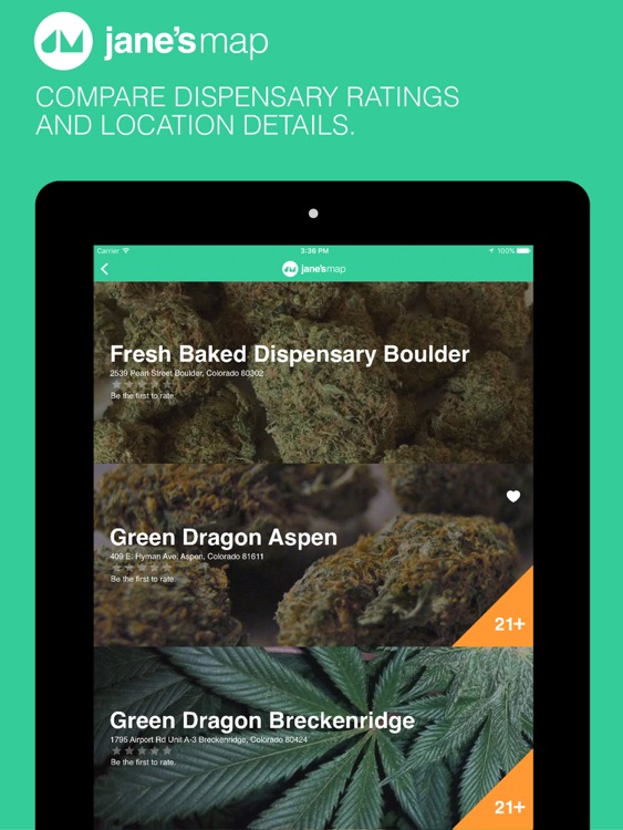 jane's map - find and rate cannabis dispensaries screenshot-3