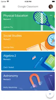google classroom iphone screenshot 1