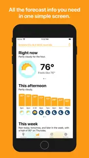 hello weather: forecast & maps iphone screenshot 1