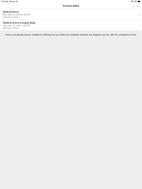 Screenshot #5 pour Eventive Ballot