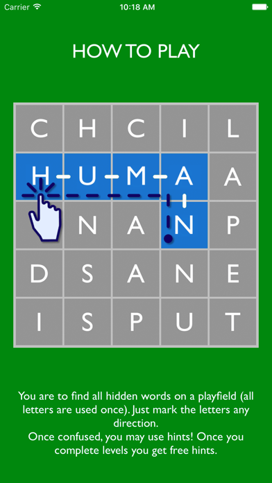 Screenshot #1 pour Fillwords - find hidden words