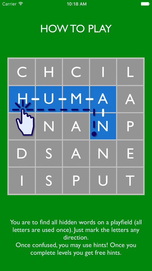 #1. Fillwords - find hidden words (iOS) 由: Konstantin Slichnyi