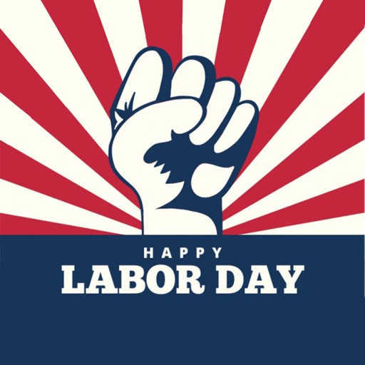 Happy Labor Day Badge Stickers by Kappboom icon