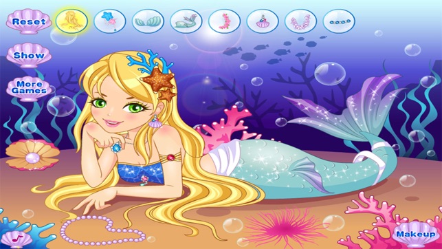 My Mermaid Beauty SPA Make up Best games for girls(圖2)-速報App