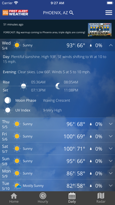 AZFamily's First Alert Weather Screenshot
