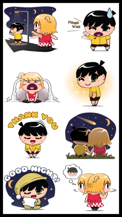Love Couple 2 Stickers