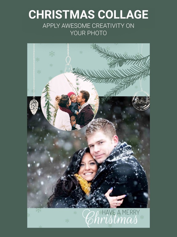 Christmas PIP Photo Collage iPad screenshot 4 - Photo & Video app