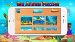 Game screenshot Sea Animal Jigsaw Puzzles for Toddlers Kids Games apk