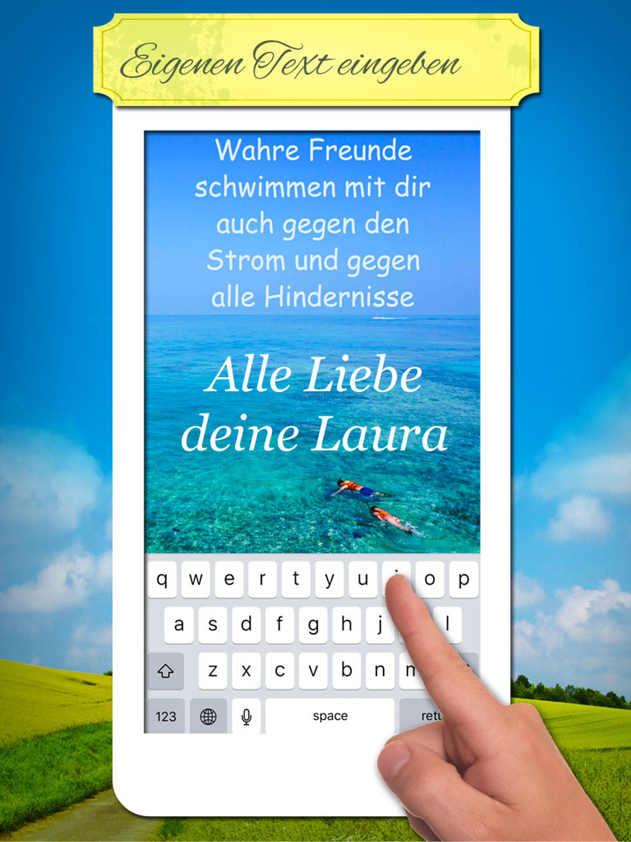 Freundschafts-Spruchbilder - Zitate Sprüche Bilder