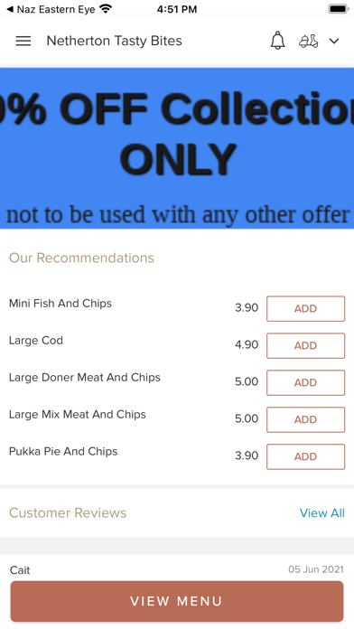 Netherton Tasty Bites. Screenshot