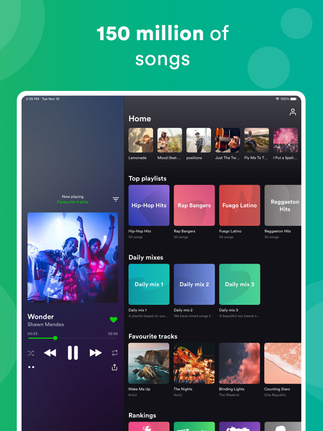 ‎eSound - MP3 Music Player App Screenshot