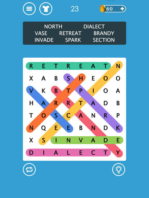 Word Search - Word Find Puzzle iPad screenshot