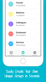 Contacts Group Texting & SMS Text Mass Messaging screenshot