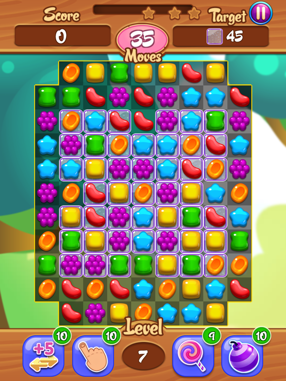 Screenshot #4 pour 糖果消消乐-之开心果冻花园JellyGarden经典三消游戏