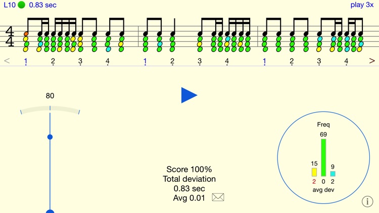 Rhythm Sight Reading Trainer