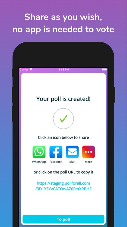 Poll For All - Create polls screenshot-3