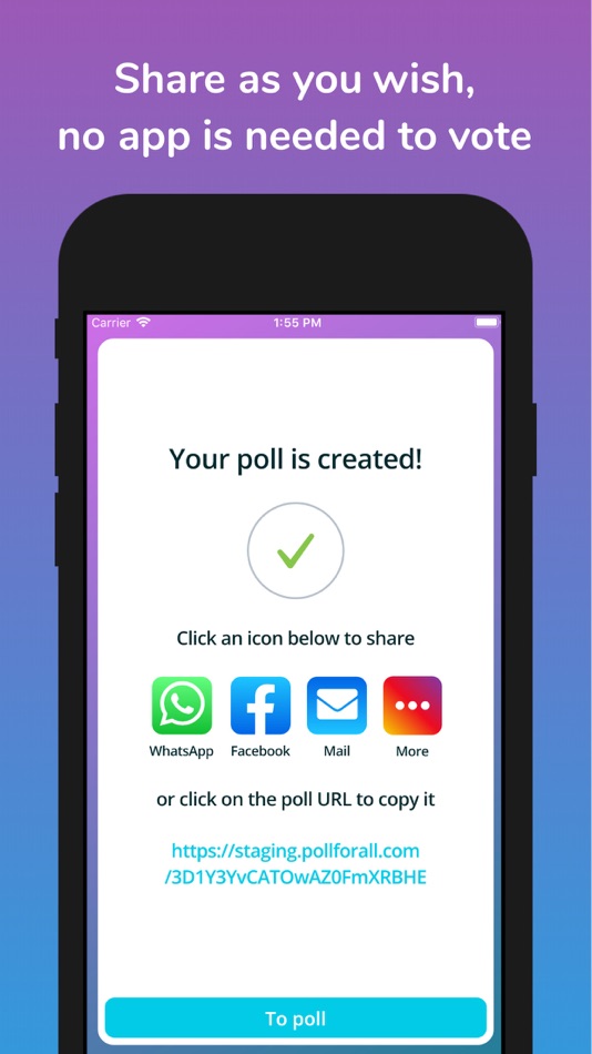 #4. Poll For All - Create polls (iOS) 来自: Softry OÜ