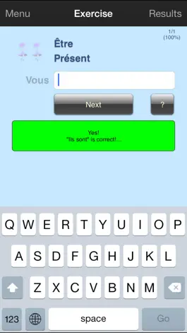 Game screenshot Verbuga French Verb Trainer apk