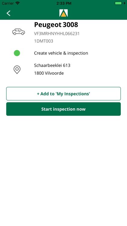 Macadam CarCheckApp