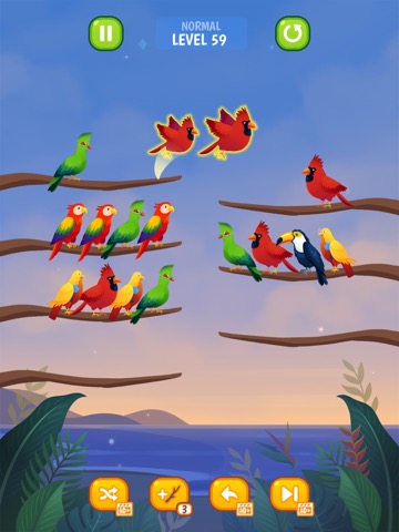 Bird Sort Puzzleのおすすめ画像2