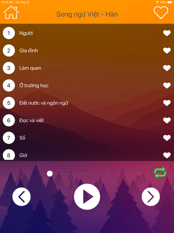 Học Tiếng Hàn Giao Tiếp Topik iPad screenshot 10 - Education app