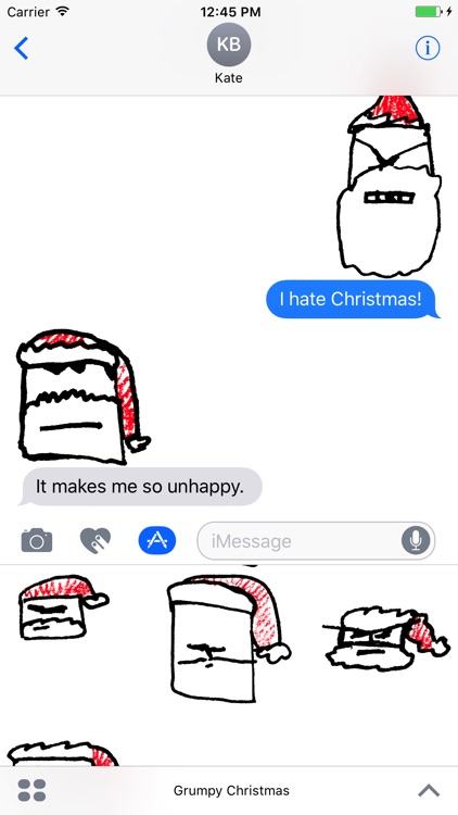 Grumpy Christmas Stickerpack screenshot-3
