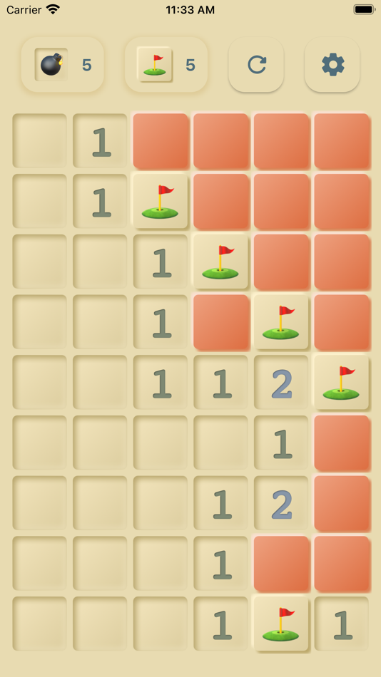 #3. Minesweeper Z: Minesweeper App (iOS) Podle: APPS BAY LIMITED
