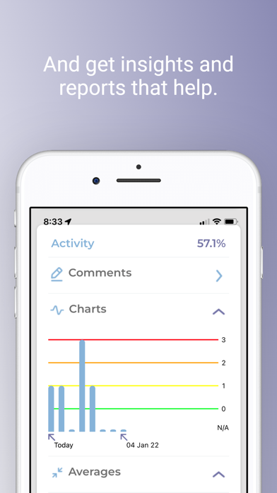 Embrace Health Tracking Screenshot