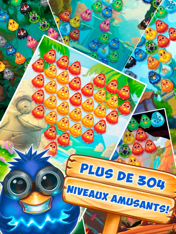 Screenshot #6 pour Bubble Birds 4 - Match 3 Shooter Game